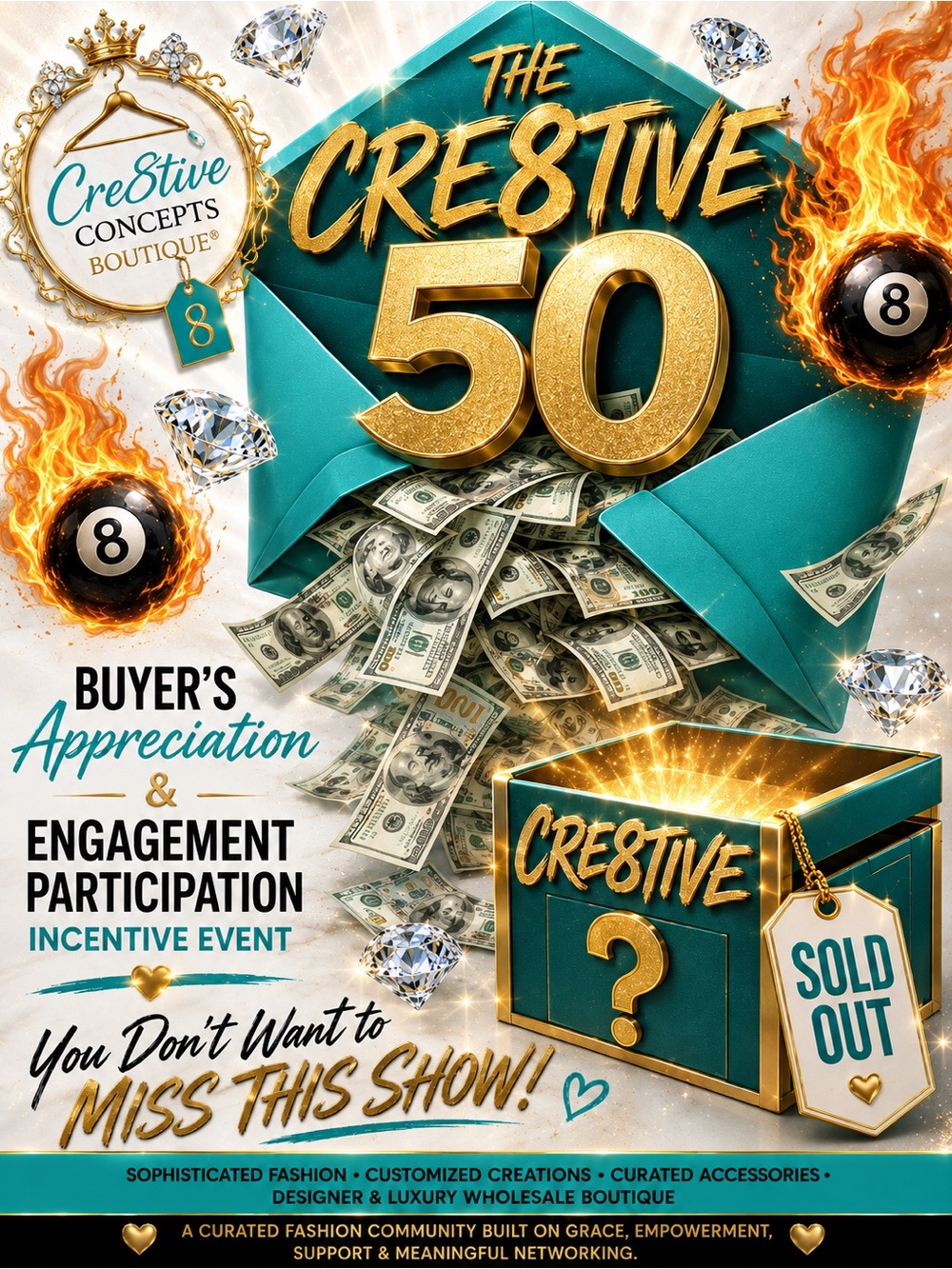 READ 💰 🎱 MAIN LIVE Notification~~>Cre8tive Concepts Boutique Share Show - Picture 5 of 16